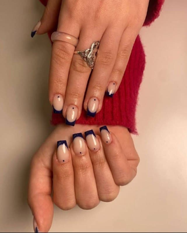 French navy nails